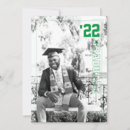 Vielfalt Sport Thema | 2 Foto Graduation Party Einladung