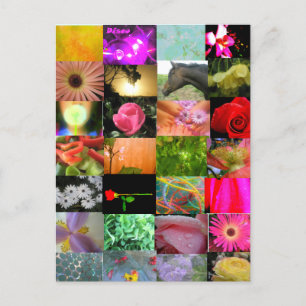 Vielfaltcollage Postkarte