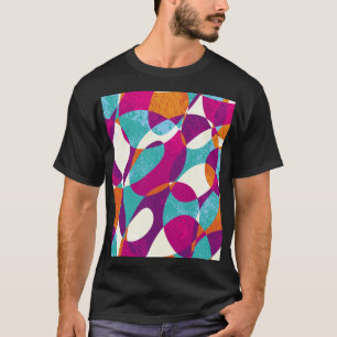 Vielfältige Farben, Vintage-Musterkollektion. T-Shirt