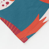 Vielfältige Pilze, Vintage nahtlose Abbildung. Fleecedecke (Ecke)