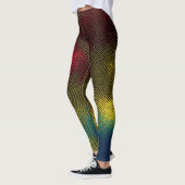 Vielfarbige Karierte Magie: Trendsetter Leggings (Links)