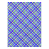 Vielfarbiger heller Nebel mit kariertem Muster Tischdecke (Vorderseite)