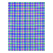 Vielfarbiger heller Nebel mit kariertem Muster Tischdecke (Vorderseite)