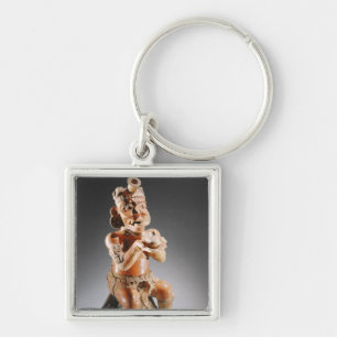 Vielfarbiges zweiteiliges Bildnisschiff, Schlüsselanhänger