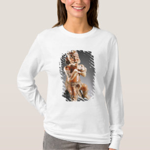 Vielfarbiges zweiteiliges Bildnisschiff, T-Shirt