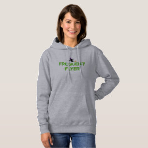 Vielflieger (Hexe) Grüne Version  Hoodie