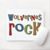 Vielfrass-Felsen Mousepad (Mit Mouse)