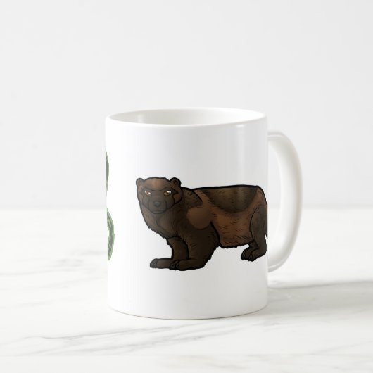 Vielfrass Kaffeetasse (VorderseiteRechts)