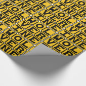 Vielfraß, reißendes Säugetier Geschenkpapier (Ecke)