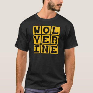 Vielfraß, reißendes Säugetier T-Shirt