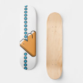 Vielfraß Skateboard (Vorderseite)