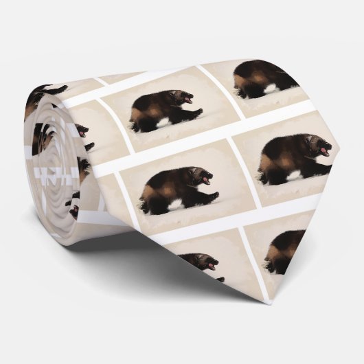 Vielfrassgehen Krawatte (Gerollt)