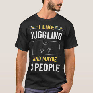 Vielleicht 3 Leute juggle Juggler T-Shirt