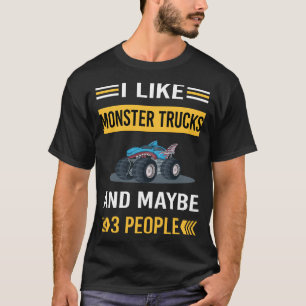Vielleicht 3 Leute Monster LKWs T-Shirt