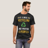 Vielleicht 3 Recycelnd Menschen T-Shirt (Vorne ganz)