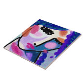 Vielleicht Abstraktes digitales Portrait einer Fra Fliese (Seite)