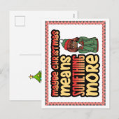 Vielleicht bedeutet Weihnachten etwas mehr Melanin (Vorne/Hinten)