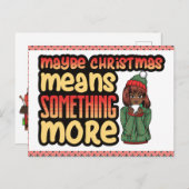 Vielleicht bedeutet Weihnachten etwas mehr Melanin (Vorne/Hinten)