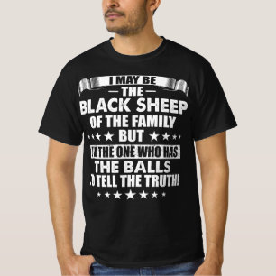 Vielleicht bin ich das schwarze Schaf der Bälle T-Shirt