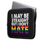 Vielleicht bin ich gerade, aber ich hasse nicht LG Laptopschutzhülle (Vorderseite Links)