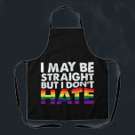 Vielleicht bin ich gerade, aber ich hasse nicht LG Schürze<br><div class="desc">Vielleicht bin ich gerade, aber ich hasse nicht LGBT Gay</div>