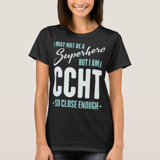 Vielleicht bin ich kein Superheld-Funny-CCHT T-Shirt (Vorderseite)