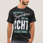 Vielleicht bin ich kein Superheld-Funny-CCHT T-Shirt (Vorderseite)