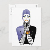 Vielleicht Diva Postkarte (Vorne/Hinten)