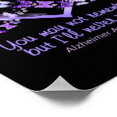 Vielleicht erinnern Sie sich nicht, aber ich werde Poster (Ecke)