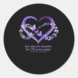 Vielleicht erinnern Sie sich nicht, aber ich werde Runder Aufkleber