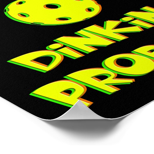 Vielleicht habe ich ein Diner-Problem - Funny Pick Poster (Ecke)