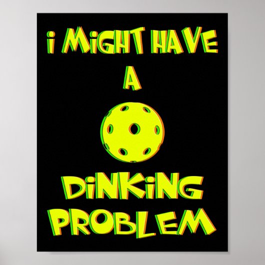 Vielleicht habe ich ein Diner-Problem - Funny Pick Poster (Vorne)