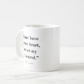 Vielleicht habe ich mein Herzangebot verloren Kaffeetasse (Vorderseite Links)