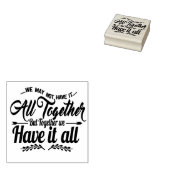 Vielleicht haben wir nicht alles gemeinsam gummistempel (Stempel)