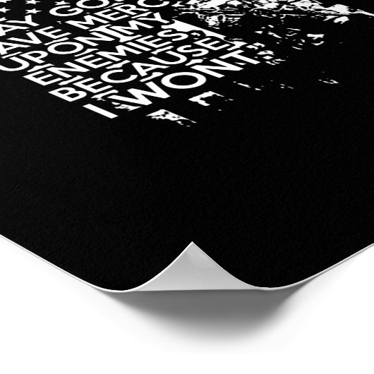 Vielleicht hat Gott Barmherzigkeit gegenüber meine Poster (Ecke)