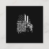 Vielleicht hat Gott Barmherzigkeit gegenüber meine Quadratische Visitenkarte (Vorderseite)