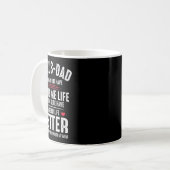 Vielleicht hat mir das Leben nicht besser gemacht Kaffeetasse (Vorderseite Links)