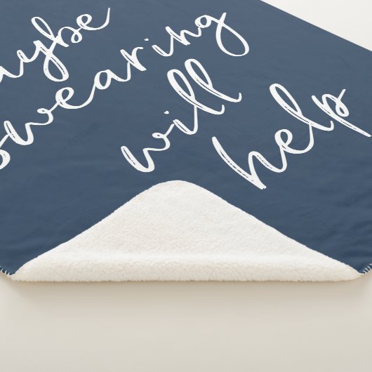 Vielleicht hilft das Schwitzen dem knackigen Text  Sherpadecke (3/4)