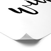 Vielleicht hilft das Schwitzen dem Poster (Ecke)