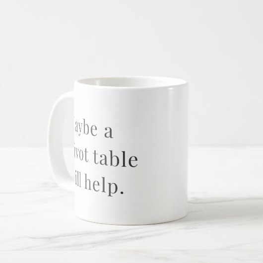 Vielleicht hilft eine Drehtabelle der Tasse von Da (Vorderseite Links)