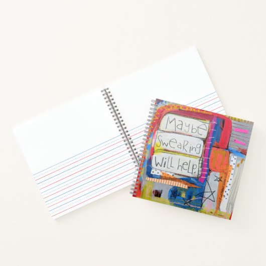 Vielleicht hilft Schweiß dem Square Journal Notizblock (Innenseite)