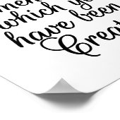 Vielleicht ist dies der Moment Esther Print Poster (Ecke)