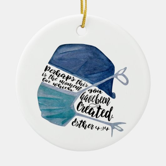 Vielleicht ist dies der Moment Keramik Ornament (Vorne)