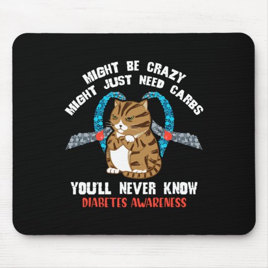 Vielleicht ist es verrückt, einfach Kohlenstoff zu Mousepad (Vorne)