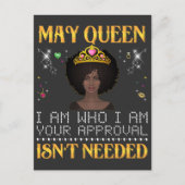 Vielleicht ist Königin ich'm, wer ich bin, dein Ap Postkarte (Vorderseite)