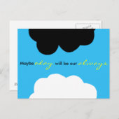 Vielleicht ist "Okay" unser "Immer" Postkarte (Vorne/Hinten)