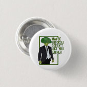 Vielleicht mag Broccoli dich auch nicht Button (Vorne & Hinten)