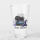 Vielleicht morgen - Schwarze Katze, Bücher und Hex Glas (Rückseite)