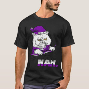 Vielleicht nie Nah Asexualität Ace LGBQA Angry Cat T-Shirt