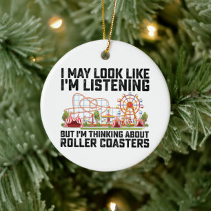 Vielleicht sehe ich aus, als ob ich zuhöre, aber i keramik ornament